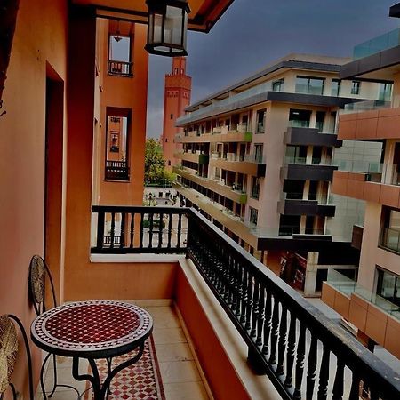 Appartement Haut Standing Gueliz Plaza Marrakesh Exteriör bild