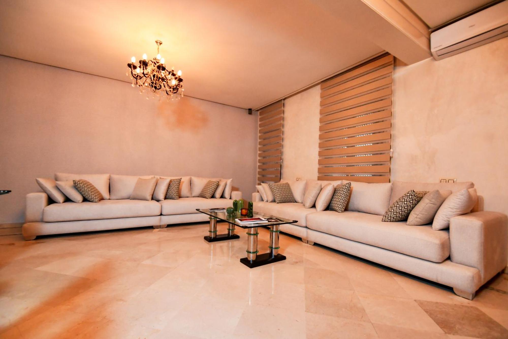 Appartement Haut Standing Gueliz Plaza Marrakesh Exteriör bild