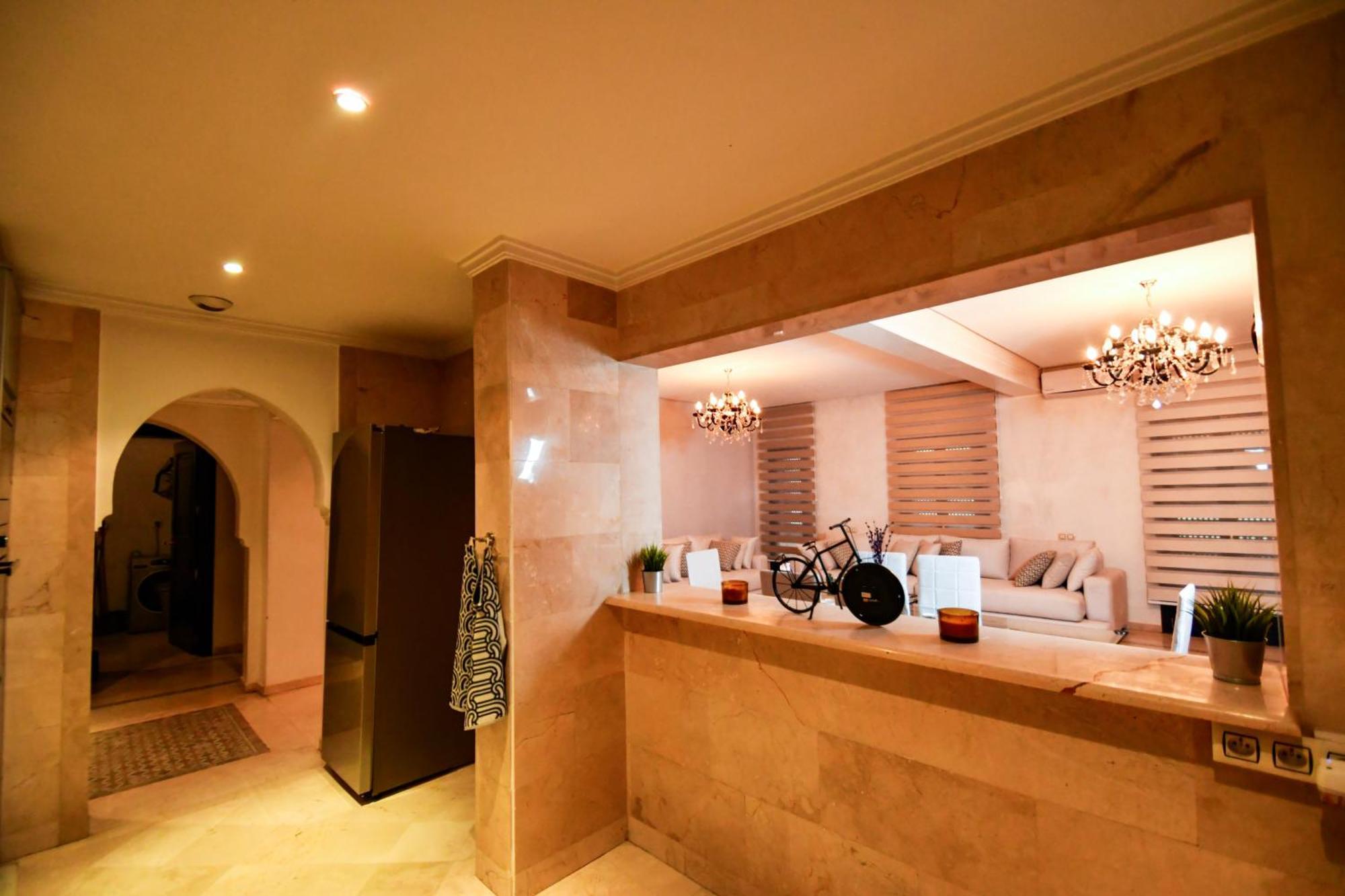 Appartement Haut Standing Gueliz Plaza Marrakesh Exteriör bild