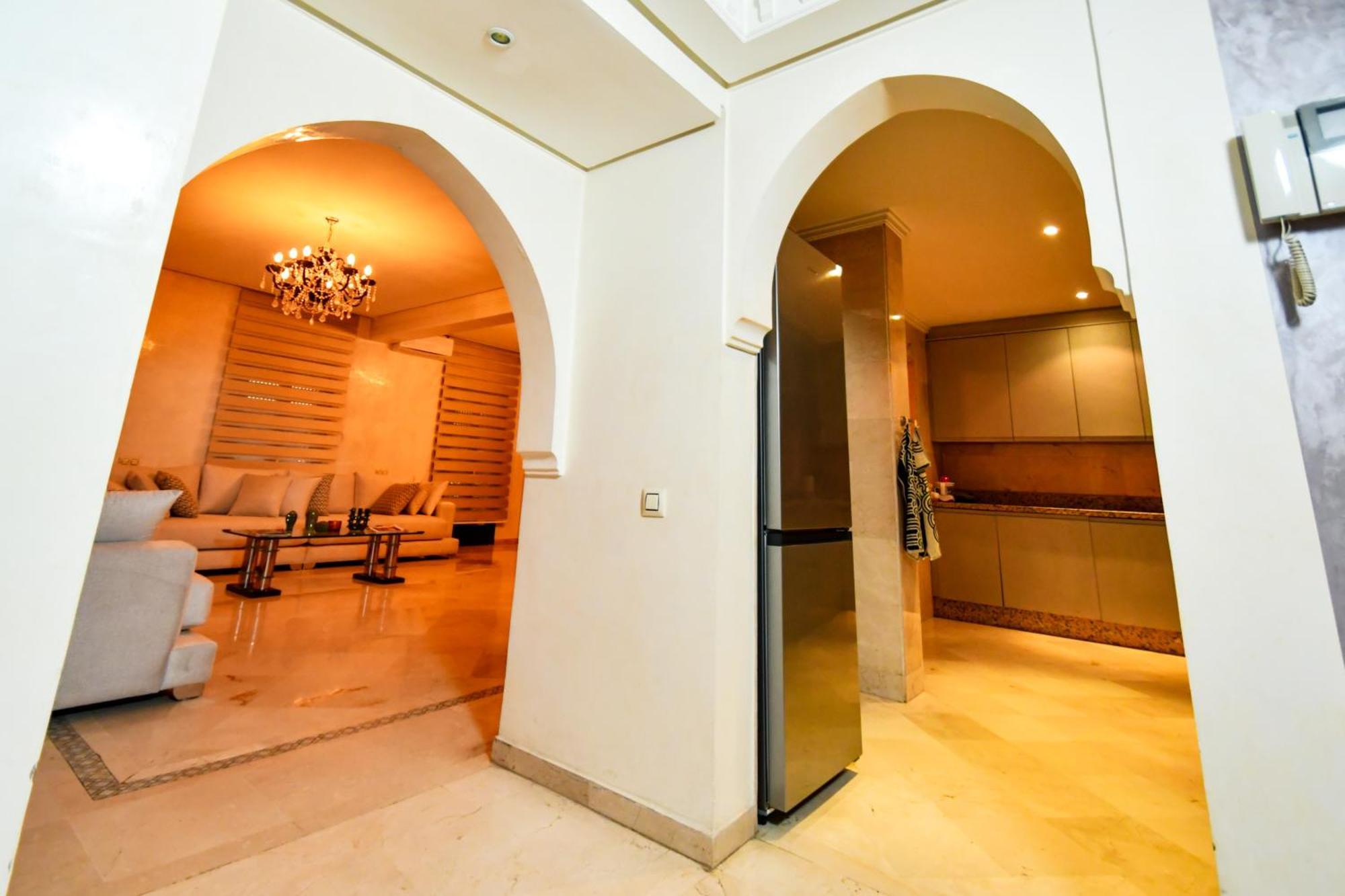 Appartement Haut Standing Gueliz Plaza Marrakesh Exteriör bild